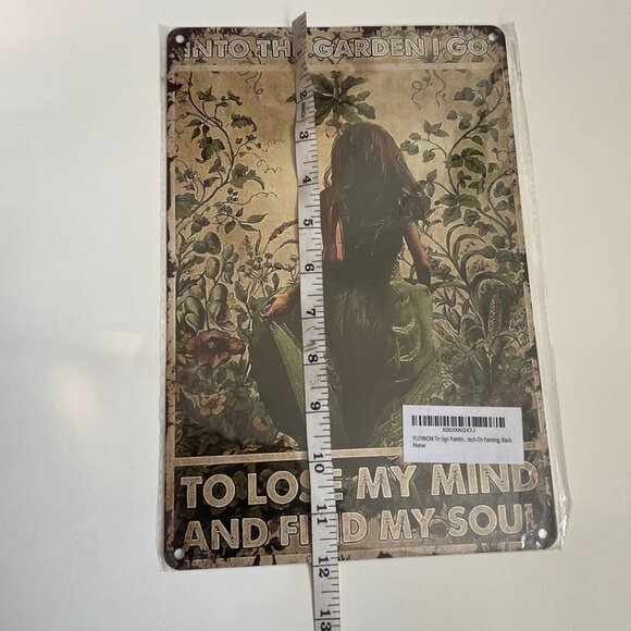 “Into the Garden I Go” Tin Sign - Picture 6 of 6